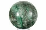 Polished Fuchsite Sphere - Madagascar #253315-1